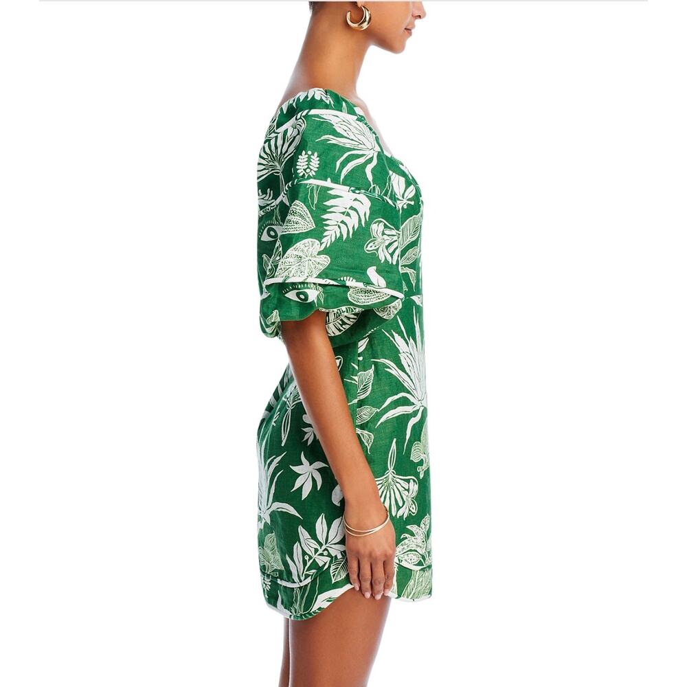 Farm Rio Forest Soul Linen Mini Dress - Picture 8 of 9